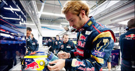 Jean-Eric Vergne Toro Rosso F1