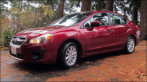Subaru Impreza 2012 vu 3/4 avant