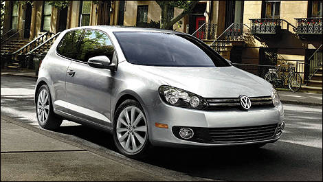 Volkswagen Golf 2012 vue 3/4 avant