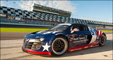 The much anticipated Audi R8 Grand-Am (Photo: Fourtitude)
