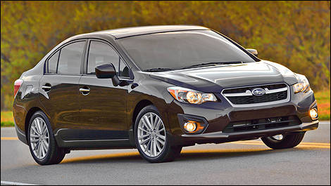 Subaru Impreza 2012 vue 3/4 avant