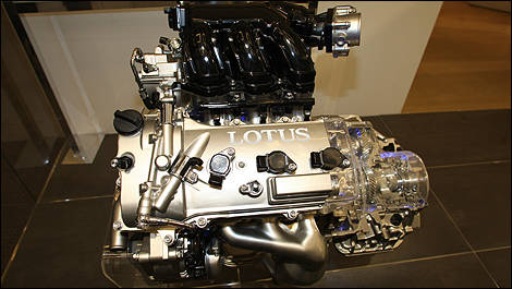 Lotus turbo V-6 engine