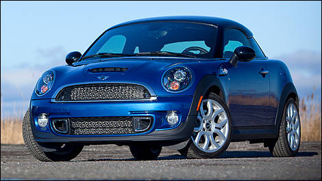 2012 MINI Cooper S Coupé front 3/4 view