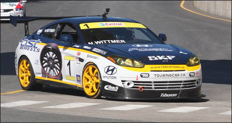 Nick Wittmer au volant de sa Fastco Motorsports Hyundai Tiburon (Photo: Sylvain Lachapelle/Inside Track)