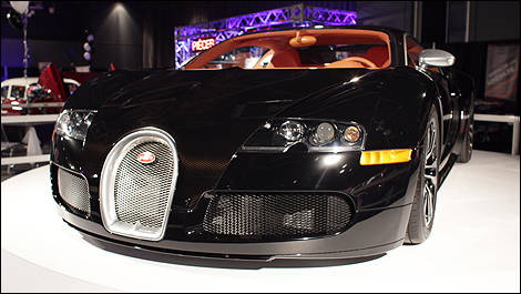 Bugatti Veyron vue 3/4 avant