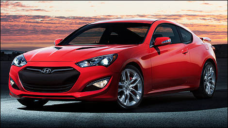 Hyundai Genesis Coupe 2013 vue 3/4 avant