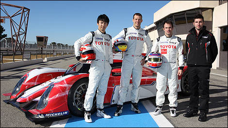 2012 Toyota TS030 Hybrid LMP1 car