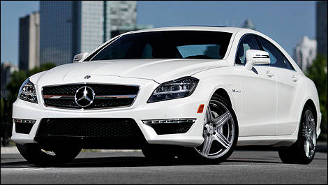 2012 Mercedes-Benz CLS 63 AMG front 3/4 view