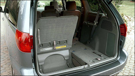 2005 Toyota Sienna trunk