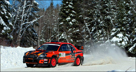 Crazy Leo et sa Subaru orange (Photo: Andrew Harvey Photography/CRC)