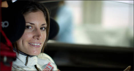 Cyndie Allemann tout sourire (Photo: CyndieAllemann.ch)