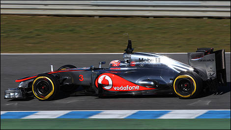 F1 Jenson Button McLaren MP4-27