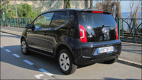Volkswagen up! vue 3/4 arri&egrave;re