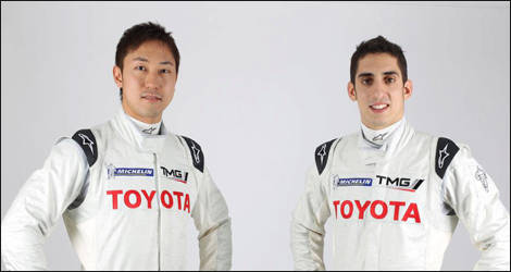 Sébastien Buemi (right) in his new overalls, alongside new teammate Hiroaki Ishiura (Photo: FIA WEC)