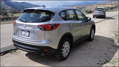 2013 Mazda CX-5 rear 3/4 view