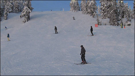 Ski hill at Vancouver