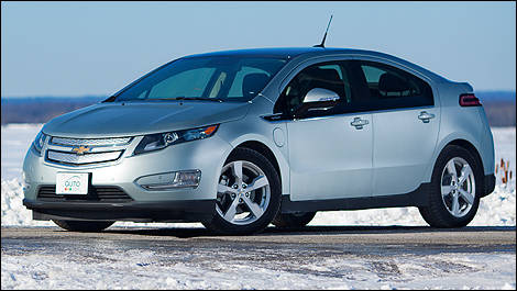 2012 Chevrolet Volt front 3/4 view