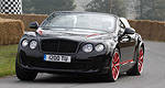 Bentley V8 thunders over Goodwood hills