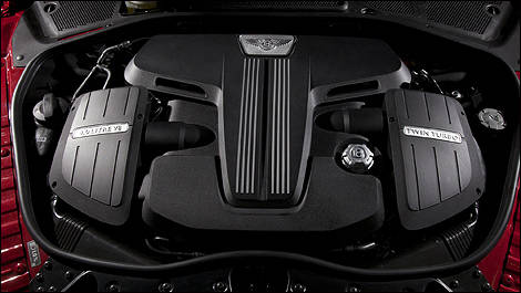Bentley Continental GT V8 2013 moteur