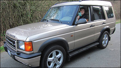 Land Rover vue 3/4 avant