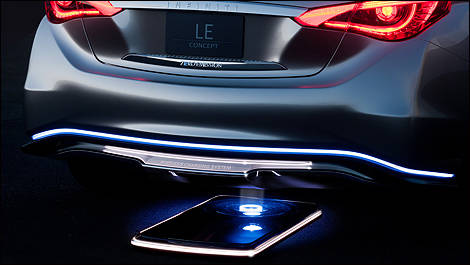 Prototype Infiniti LE 2012 recharge sans fil