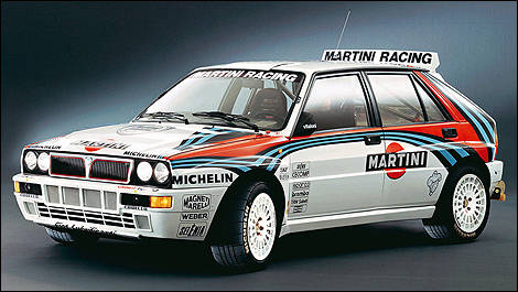 3 Lancia Delta vue 3/4 avant