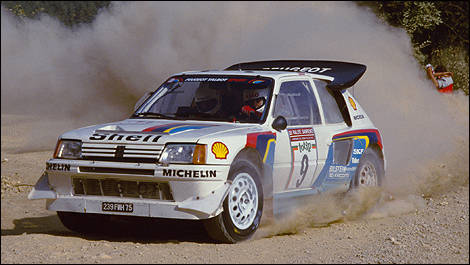 5 Peugeot 205T16s vue 3/4 avant