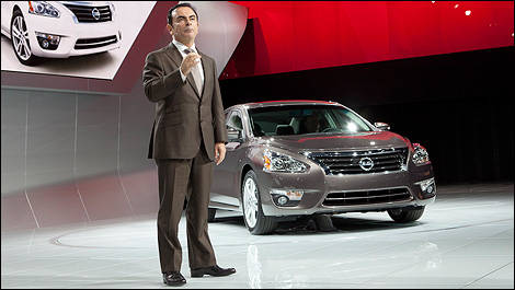 Carlos Ghosn, président de Nissan et Renault