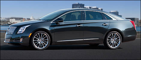 2013 Cadillac XTS left side view
