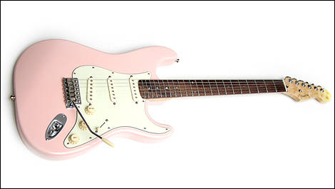 Fender Stratocaster, couleur shell pink