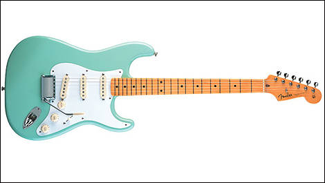 Fender Stratocaster, couleur surf green