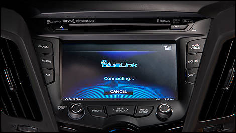 2013 Hyundai Veloster Turbo touch screen