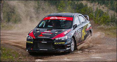 Rally America Antoine L'Estage Mitsubishi