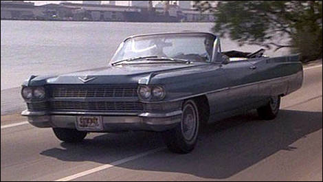 1960 Cadillac Coupe DeVille Convertible front 3/4 view
