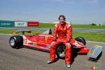 Jacques Villeneuve pilote la Ferrari 312 T4 de son p�re Gilles � Fiorano (+photos)