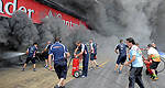 F1: Pastor Maldonado a eu très peur pour son équipe avec l'incendie