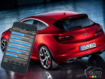 Opel Astra OPC: voyez ses r�glages sur votre iPhone !