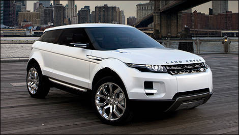 Range Rover LRX concept front 3/4 view