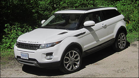 2012 Range Rover Evoque front 3/4 view