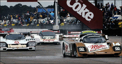 Start of a Group C race at Sebring (Photo: ALMS.com)