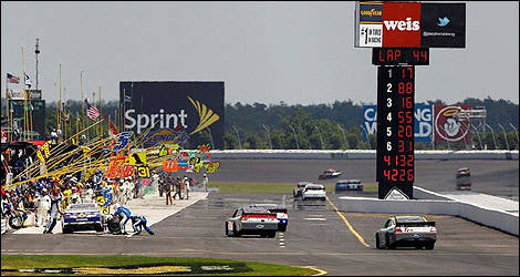 NASCAR pitstop