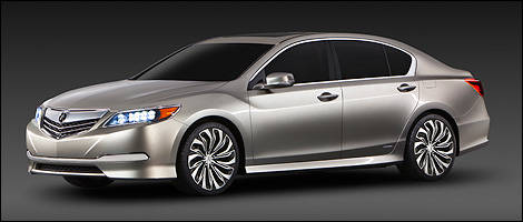 Acura RLX 2014 vue 3/4 avant
