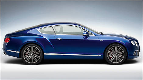 Bentley Continental GT Speed vue côté