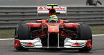 F1: Felipe Massa heureux du développement de la Ferrari F2012