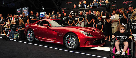 Dodge Viper GTS SRT 2013 vue 3/4 avant