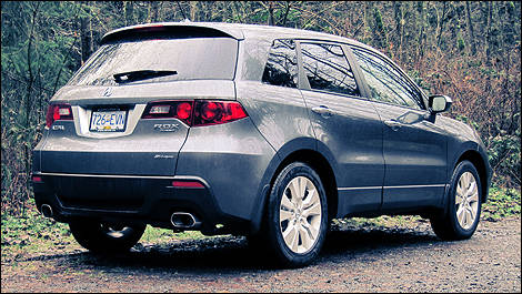 2011 Acura RDX rear 3/4 view