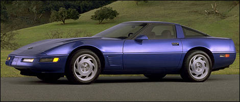 Corvette ZR-1 (C4) 1990-1995 vue c&ocirc;t&eacute; gauche