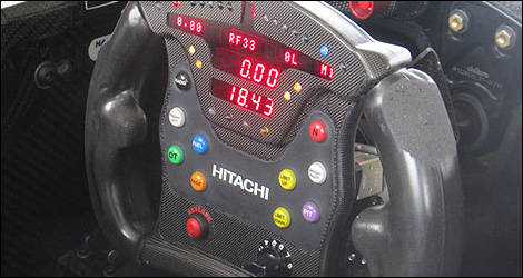 IndyCar steering wheel