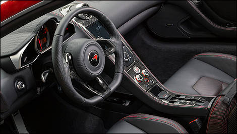 McLaren 12C Spider interior