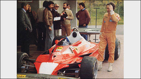 F1 Gilles Villeneuve Ferrari 312 T2 Fiorano